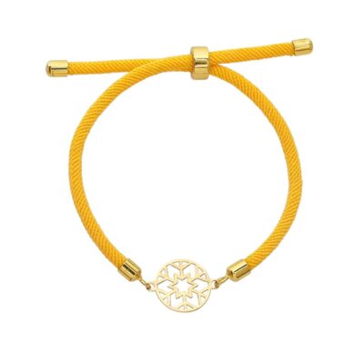 دستبند طلا ستاره برفی