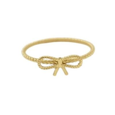 انگشتر طلا مینیمال پاپیون T