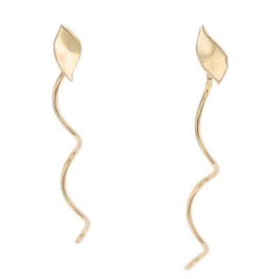 گوشواره طلا سلین برگ