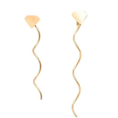 گوشواره طلا سلین الماس