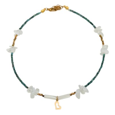 چوکر طلا قلب اریب