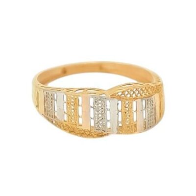 انگشتر طلا فیوژن رگه ای (کم اجرت)