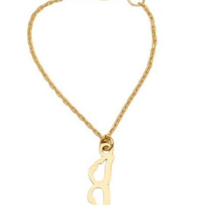 آویز ساعت طلا دو بال فرشته