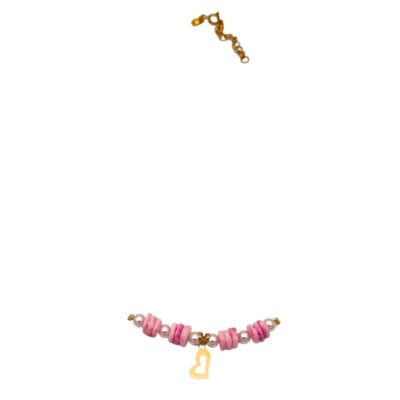 چوکر طلا قلب اریب نامريی