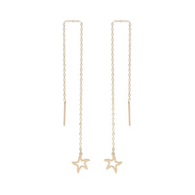 گوشواره طلا بخیه ستاره