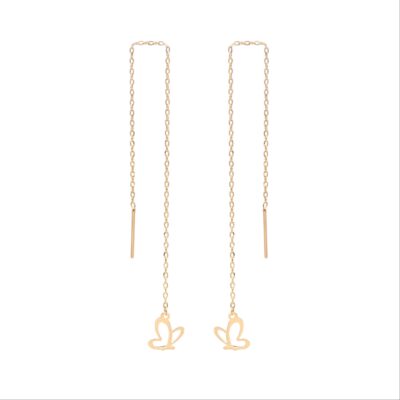 گوشواره طلا بخیه پروانه