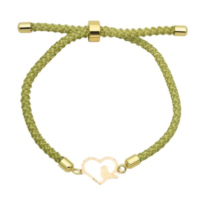 دستبند طلا کبوتر عشق