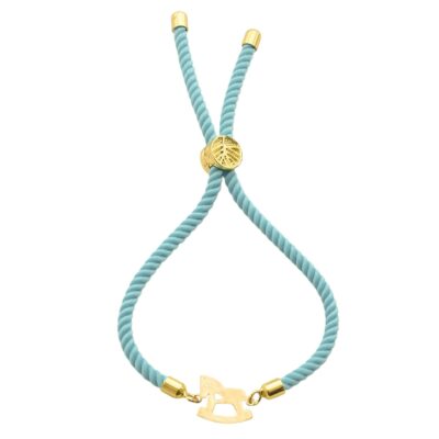 دستبند طلا اسب چوبی