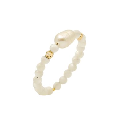 انگشتر طلا مروارید پرورشی البرنادو