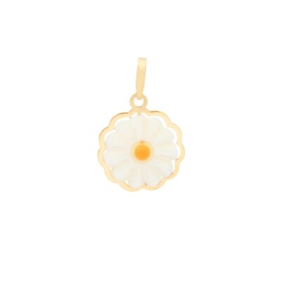 پلاک طلا سواروسکی بابونه