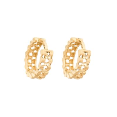 گوشواره طلا حلقه ای رولکس