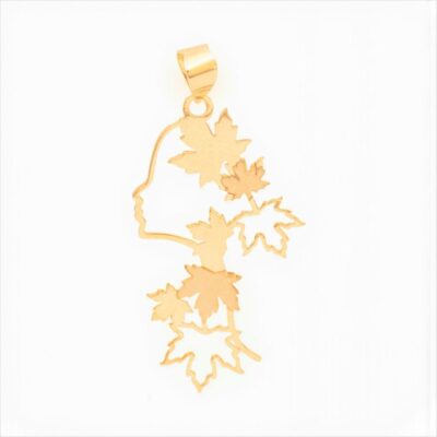 پلاک طلا دختر پاییز