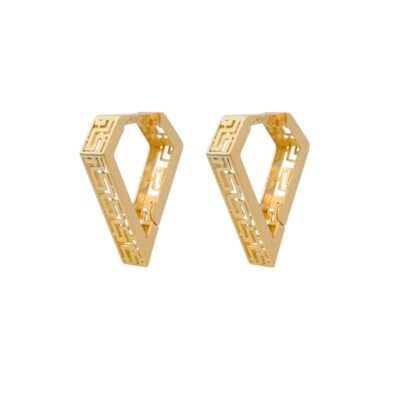 گوشواره طلا امگا الماس ورساچی