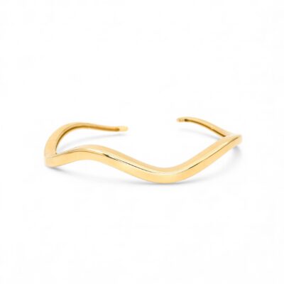 بنگل طلا دلسام مواج (کم اجرت)