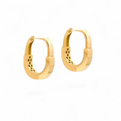 گوشواره طلا لیرا بیضی