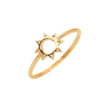 انگشتر طلا خورشید