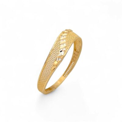 انگشتر طلا فیوژن خط موج (کم اجرت)