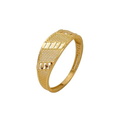 انگشتر طلا فیوژن سه خط (کم اجرت)