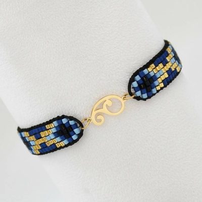 دستبند طلا بته جقه میوکی