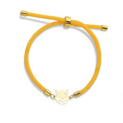 دستبند طلا خرس پو