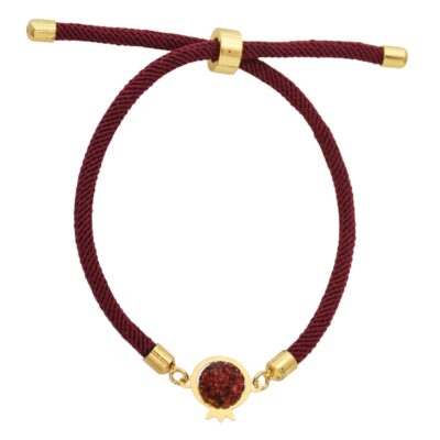 دستبند طلا انار x سواروسکی