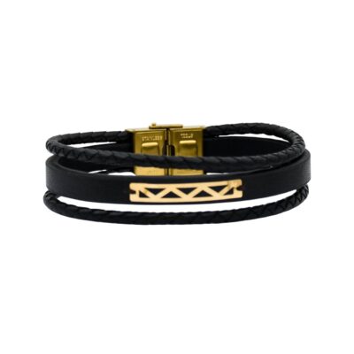 دستبند طلا مردانه DMC 18