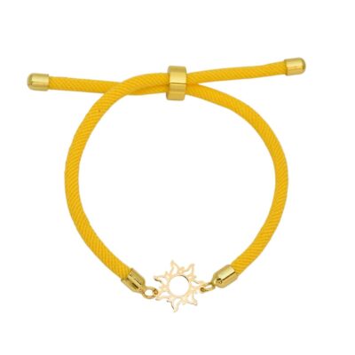 دستبند طلا خورشید تابان x