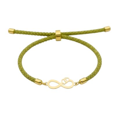 دستبند طلا عشق بی انتها