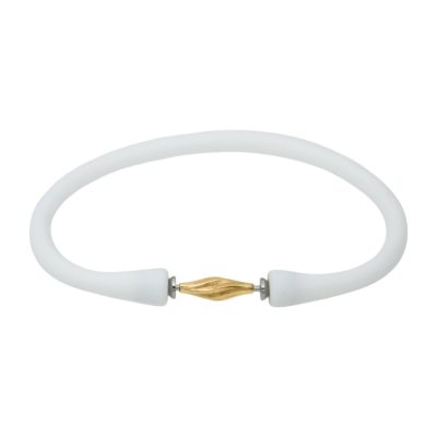 دستبند طلا مردانه سلیکونی پیچ