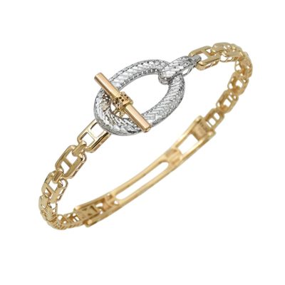 بنگل طلا دوچرخه هرمس (کم اجرت)