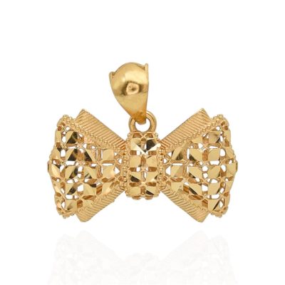 پلاک طلا فیوژن پاپیون (کم اجرت)