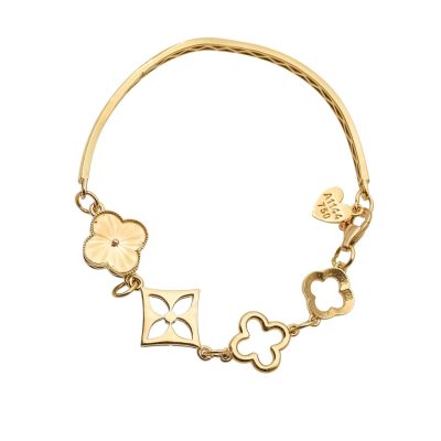 بنگل طلا ترکیبی (کم اجرت)