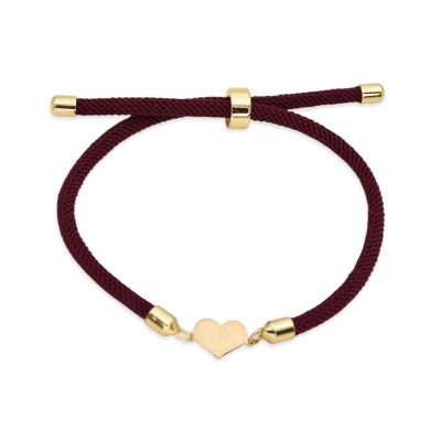 دستبند طلا قلب تو پر