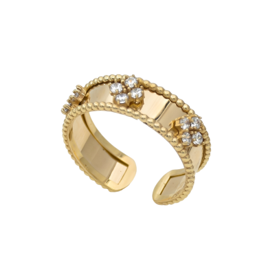 انگشتر ونکلیف نگین دار